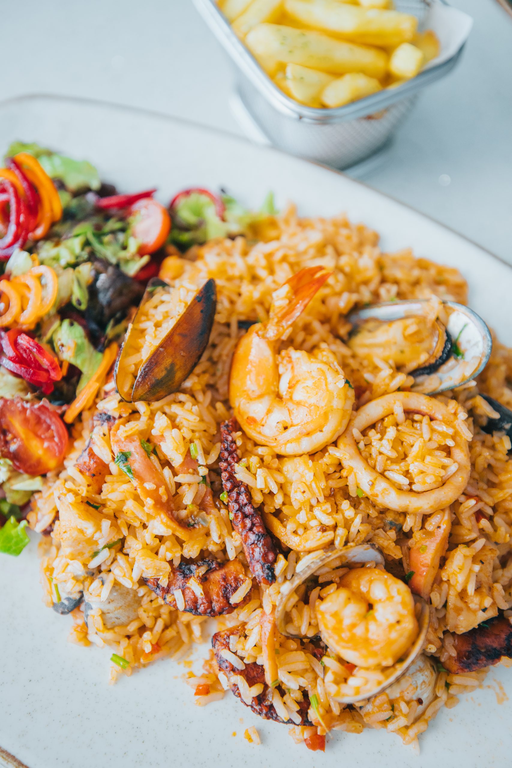 Arroz con mariscos